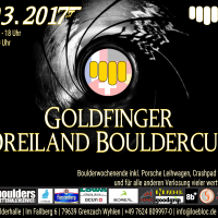 Foto 1 - Goldfinger der Dreiland Bouldercup im LOebloc