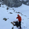 Arbenbiwak bei winterlichen 30cm Neuschnee.