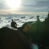 wohl einer der coolsten Camping-Spots den ich je hatte...  8-)
(Barafu Camp, Mt. Kilimanjaro, 4600 müM)