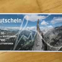 Foto 1 - 100 Gutschein fuer Kletterferien Bergschule Hoehenfieber