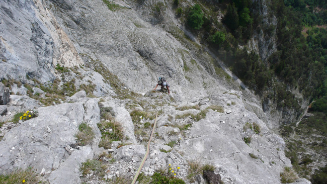 Abenteuer Klettern am Bachmann Pfeiler Hechenberg in Tirol