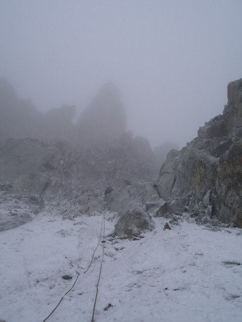 Aiguille du midi S Wand 3850m mixed nach Wettersturz 2005 _167685