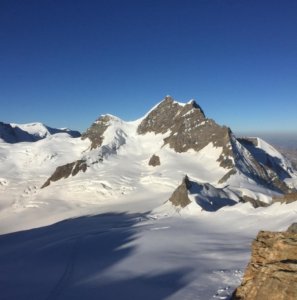 Aussicht Jungfrau und Jungfraujoch