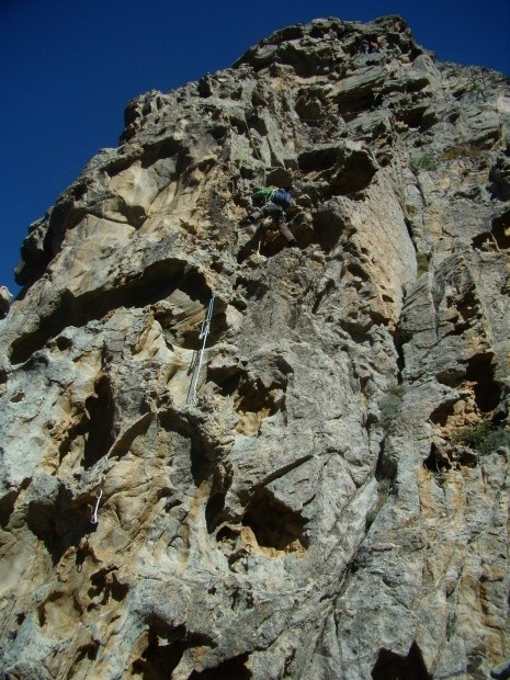 Tafoni auf Korsika 2012 tolle Griffe 