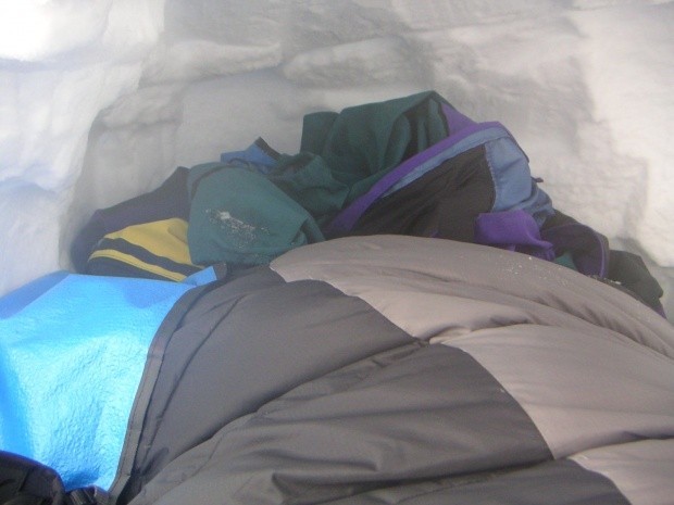 20 24 2 05 Skitour Sertig Schlafplatz