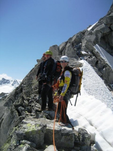Alpine Kletter Tour im Bergell war nicht ohne 