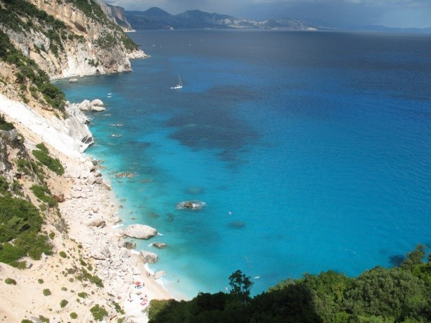 Die Bucht von Cala Goloritze Italien