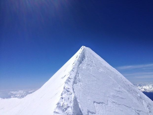 Gipfelgrat am Castor 4228m