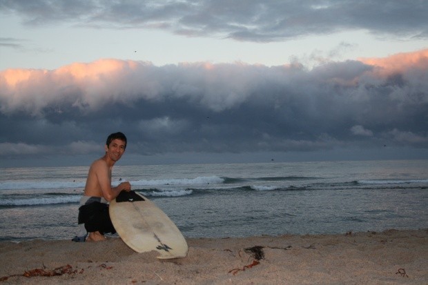 me at the best break in the world Once a surfer always a