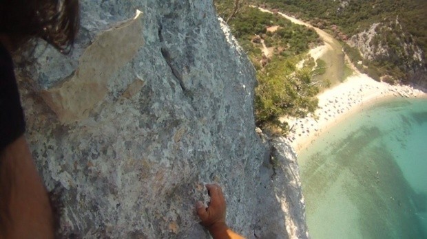 Sardinien klettern mit Aussicht