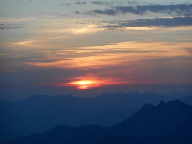 Sonnenaufgang auf dem Alvier