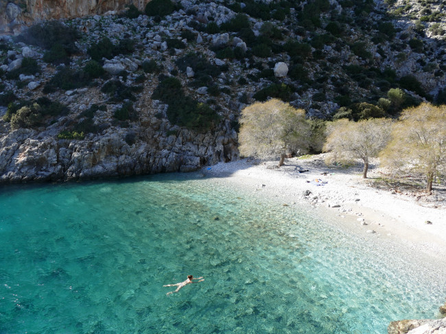 Kalymnos Februar 2021 klettern und dazwischen schwimmen